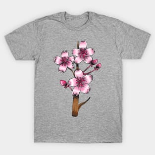 Japanese Cherry Blossom Flowers T-Shirt